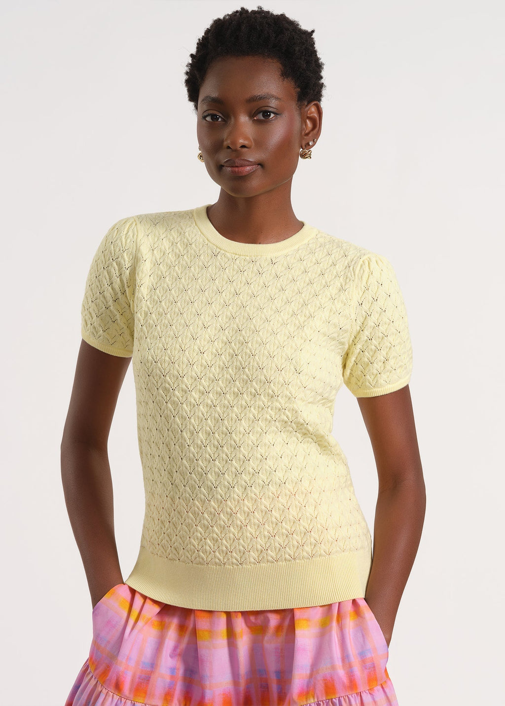 Peter Pan Knit Top