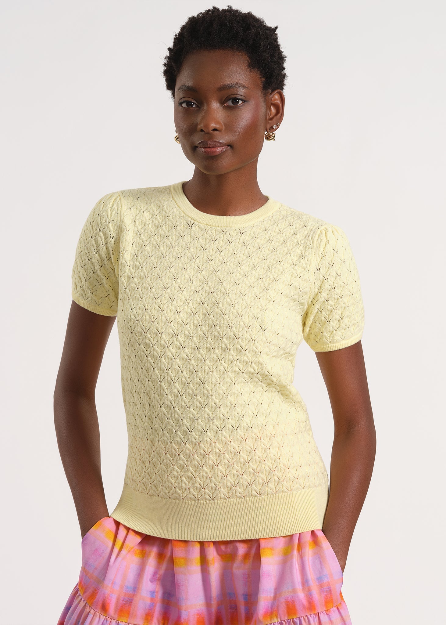 Peter Pan Knit Top