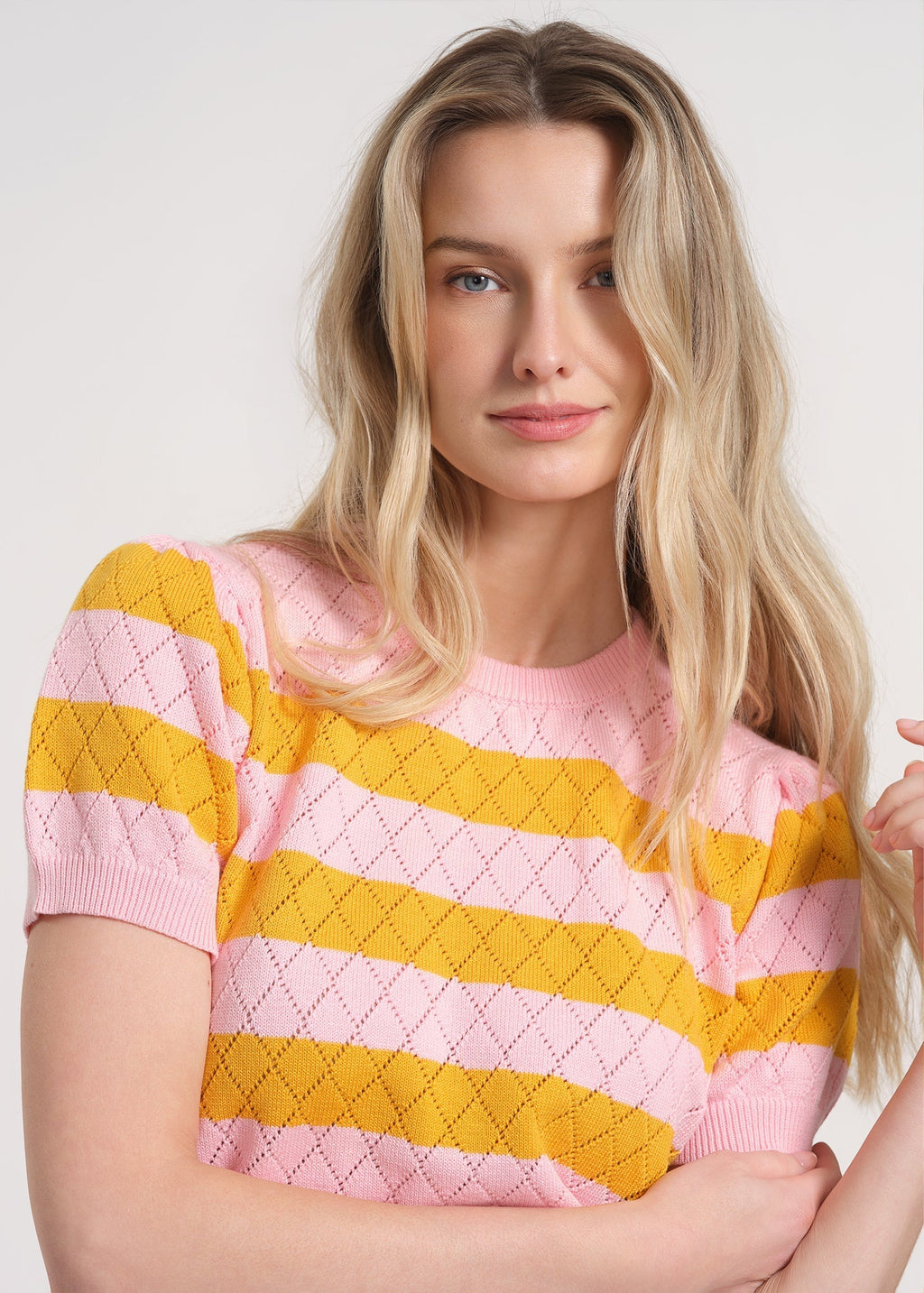 Puff Sleeve Striped Sweater